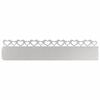 vidaXL Bordures de pelouse 10 pcs Argent 103 x 0,05 x 22 cm