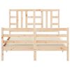 vidaXL Cadre de lit sans matelas bois de pin massif