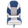 vidaXL Ensemble de si&egrave;ges de bateau pliables lot de 2 dossier haut
