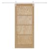 vidaXL Porte coulissante ORKDAL Marron 86 x 198,5 cm Pin massif