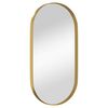 vidaXL Miroir mural Dor&eacute; 20x40 cm Ovale