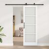 vidaXL Porte coulissante ORKDAL Blanc et Noir 73,5 x 211 cm