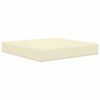 vidaXL Coussin de canap&eacute; d'ext&eacute;rieur 2 pcs Cr&egrave;me Polyester