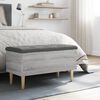 vidaXL Banc de rangement sonoma gris 82x42x46 cm bois d'ing&eacute;nierie