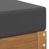 vidaXL Pouf d'Ext&eacute;rieur Bois d'Acacia Massif Naturel