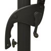 vidaXL Parasol de jardin &agrave; 4 niveaux avec m&acirc;t en aluminium noir 3x3 m