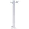 vidaXL Colonne &agrave; eau de jardin 100 cm acier inoxydable carr&eacute;