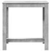 vidaXL Table de bar gris b&eacute;ton 102x50x103,5 cm bois d'ing&eacute;nierie
