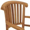 vidaXL Ensemble &agrave; manger de jardin 3 pcs Bois de teck solide