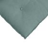 vidaXL Coussin de Dos Vert Mer 120 x 50 cm Tissu en velours c&ocirc;tel&eacute;