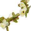 vidaXL Guirlandes de fleurs de No&euml;l 6 pcs blanc 250 cm