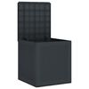 vidaXL Boîte de Rangement de Jardin Anthracite 55 x 53 x 57 cm