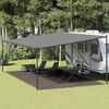 vidaXL Tapis de tente 400x800 cm Anthracite PEHD