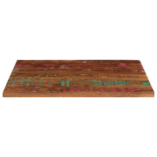vidaXL Dessus de table 70x50x3,8 cm rectangulaire bois massif r&eacute;cup&eacute;r&eacute;