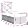 vidaXL Sommier &agrave; lattes de lit avec matelas Gris fonc&eacute; 100x200 cm
