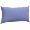 vidaXL Coussins de canap&eacute; 2 pcs Bleu 80 x 40 cm tissu
