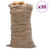 vidaXL Sacs en jute 30 pcs 65x135 cm 100 % jute 220 g/m&sup2;