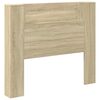 vidaXL Cabinet de T&ecirc;te de Lit avec LED Ch&ecirc;ne Sonoma Bois d'ing&eacute;nierie