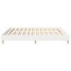 vidaXL Cadre de lit sans matelas blanc 160x200 cm bois d'ing&eacute;nierie