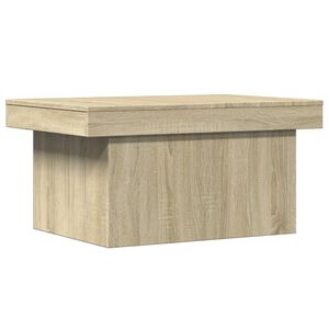 vidaXL Table basse ch&ecirc;ne sonoma 100x55x40 cm bois d'ing&eacute;nierie
