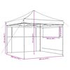 vidaXL Tente de f&ecirc;te Bordeaux 292 x 292 x 315 cm Tissu Oxford