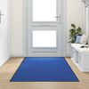 vidaXL Tapis d'entr&eacute;e Autre Bleu et Noir 120 x 300 cm Polyamide et PVC