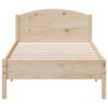 vidaXL Cadre de lit sans matelas 90x200 cm bois de pin massif