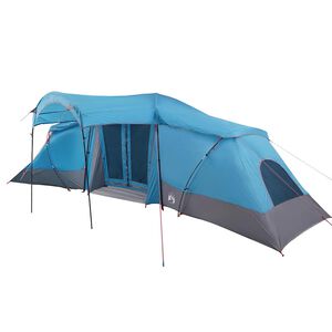vidaXL Tente familiale 6 personne Bleu et gris