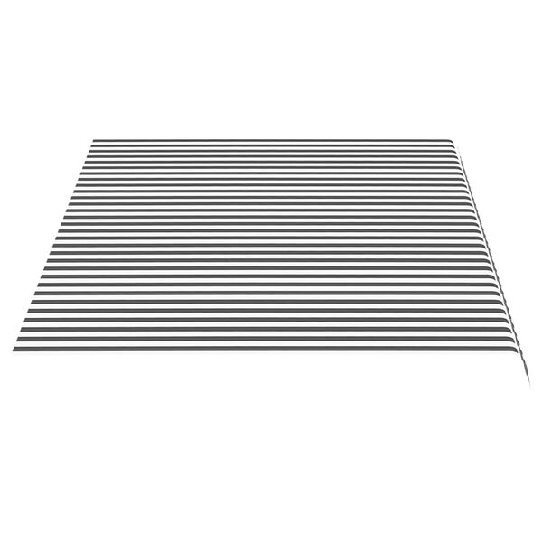 vidaXL Tissu de remplacement pour auvent Anthracite et blanc 4,5x3 m