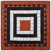 vidaXL Ensemble de bistro mosa&iuml;que 3 pcs Carreaux Terre cuite et blanc