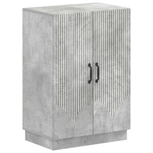 vidaXL Cabinet &agrave; chaussures HOORN 59,5 x 39,5 x 87 cm Gris b&eacute;ton