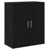 vidaXL Buffet 2 pcs Ch&ecirc;ne noir 60 x 31 x 70 cm Bois d'ing&eacute;nierie