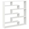 vidaXL Étagère cube murale 7 compartiments blanc bois d'ingénierie