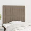 vidaXL T&ecirc;te de lit Taupe 80x5x118/128 cm Tissu