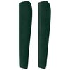 vidaXL T&ecirc;te de lit avec oreilles Vert fonc&eacute; 163x23x118/128 cm Velours