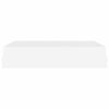 vidaXL Cadre de lit avec matelas avec matelas 2 pcs Blanc PVC