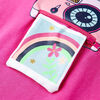 T-shirt pour enfants rose fonc&eacute; 92