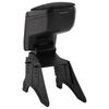 vidaXL Accoudoir de voiture universel noir 14x30x(32-48,5) cm ABS
