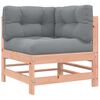 vidaXL Salon de jardin 6 pcs avec coussins bois massif Douglas