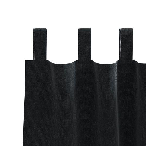 vidaXL Rideaux occultants 2 pcs Noir 140 x 260 cm Velours