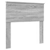 vidaXL Cadre de lit Gris Sonoma 90 x 190 cm Bois d'ing&eacute;nierie