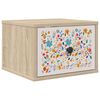 vidaXL Cabinet de chevet mural MAINZ Ch&ecirc;ne Sonoma 36 x 33 x 25 cm