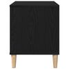 vidaXL Meuble à vinyles Chêne noir 100 x 38 x 48 cm Bois d'ingénierie