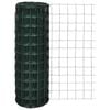 vidaXL Cl&ocirc;ture euro Acier 10 x 0,8 m Vert