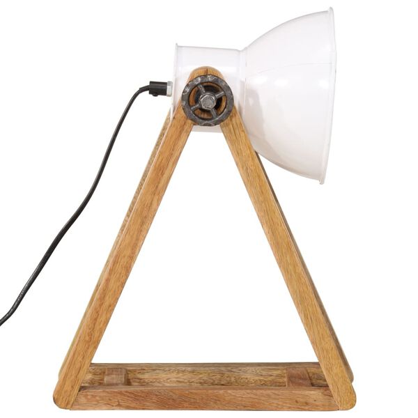 vidaXL Lampe de bureau 25 W blanc 30x17x40 cm E27