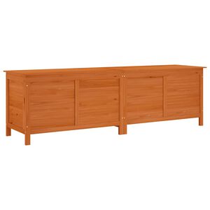 vidaXL Bo&icirc;te de rangement de jardin marron bois massif de sapin