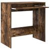 vidaXL Bureau Ch&ecirc;ne fum&eacute; 77,5 x 43 x 79 cm Bois d'ing&eacute;nierie
