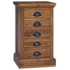 vidaXL Commode avec tiroir Marron 35 x 30 x 60 cm Bois de teck massif
