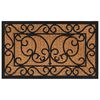 vidaXL Paillasson rectangulaire 45x75 cm caoutchouc et fibre de coco