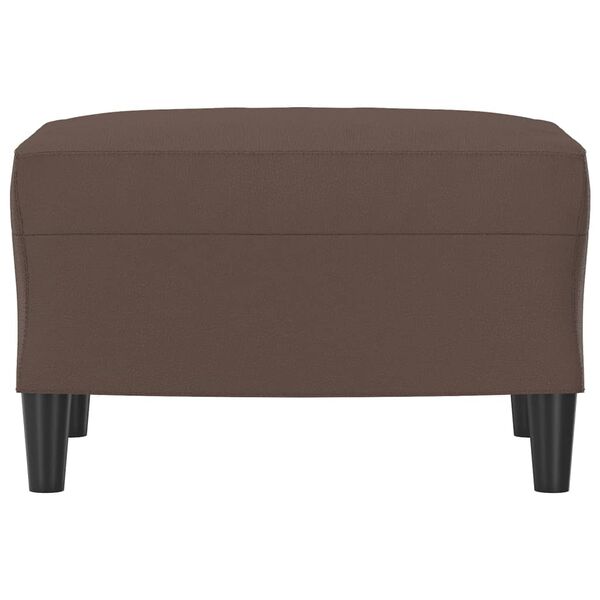 vidaXL Repose-pied Marron 60x50x41 cm Similicuir